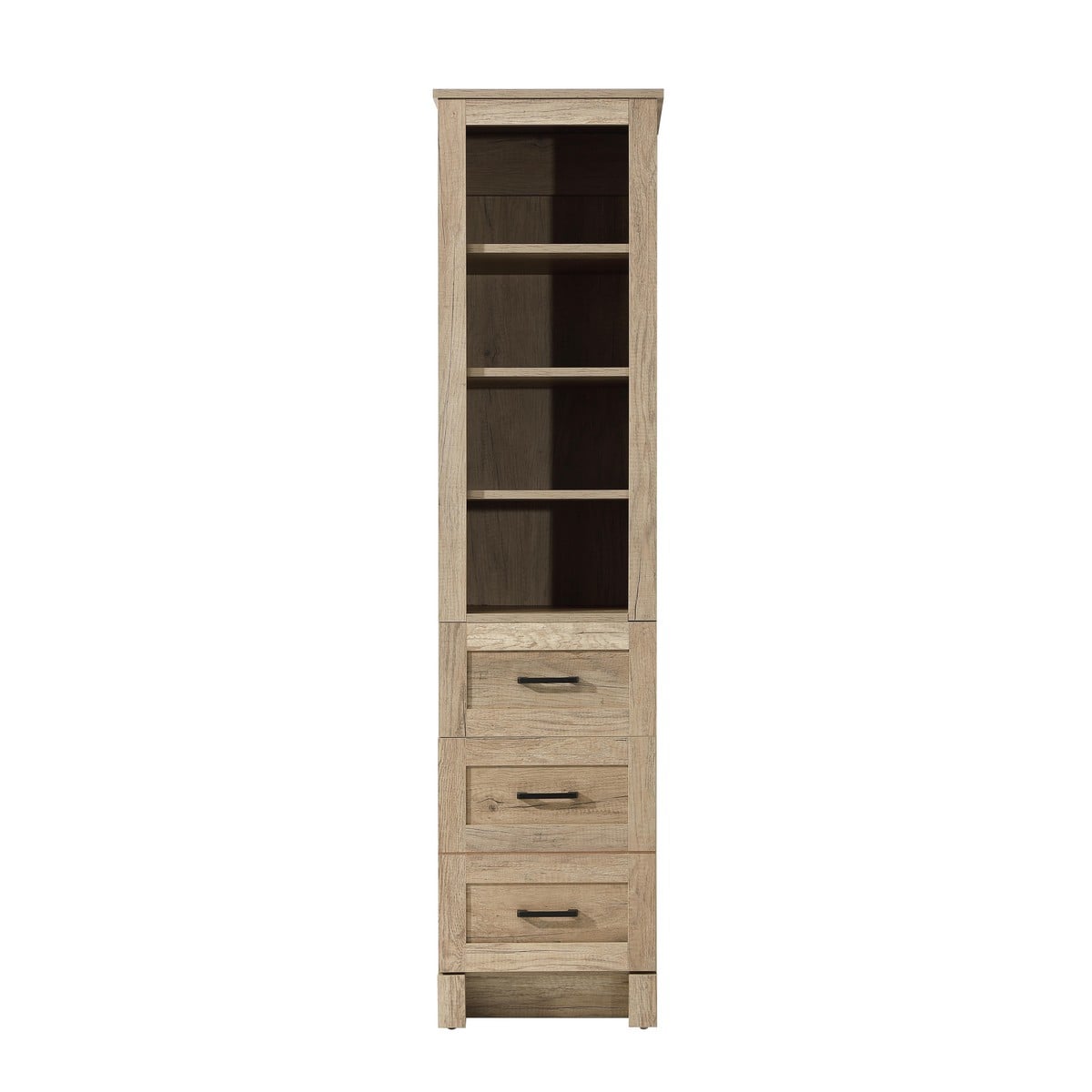 Elegant Furniture And Lighting SC280216 Soma 16 Inch Bathroom Storage Glass Cabinet