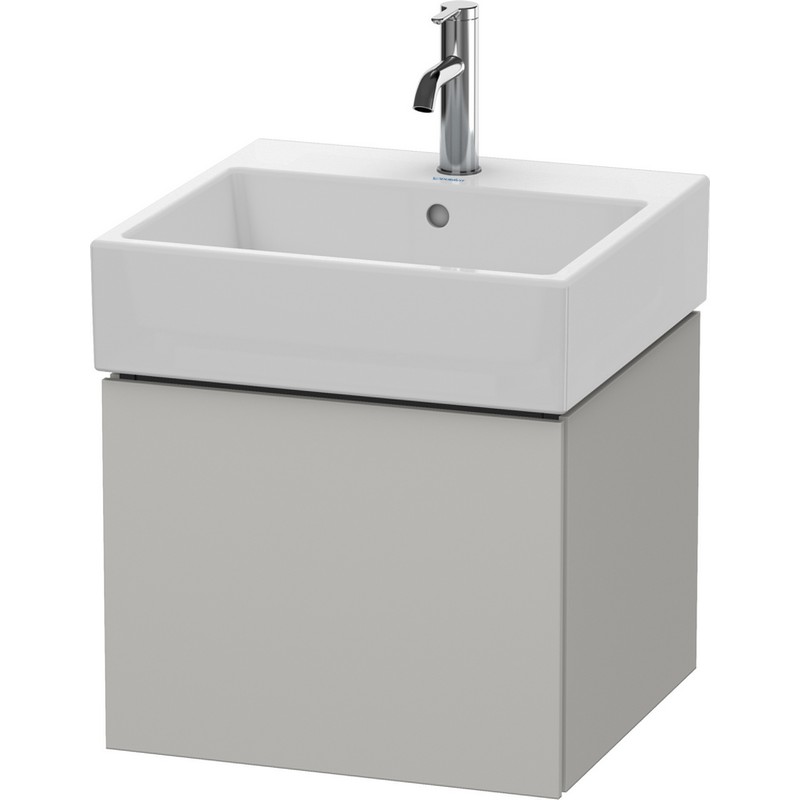 DURAVIT LC617400707 L-CUBE 19 X 18 INCH WALL-MOUNTED VANITY UNIT