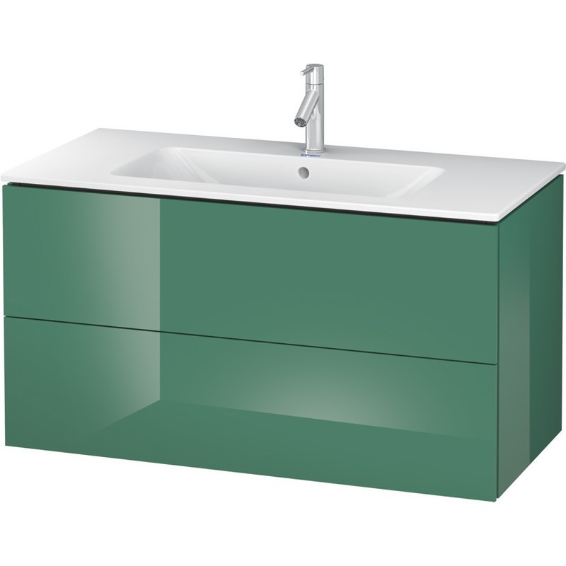 DURAVIT LC624200303 L-CUBE 40-1/8 X 19 INCH VANITY UNIT WALL-MOUNTED, WITH TWO DRAWERS