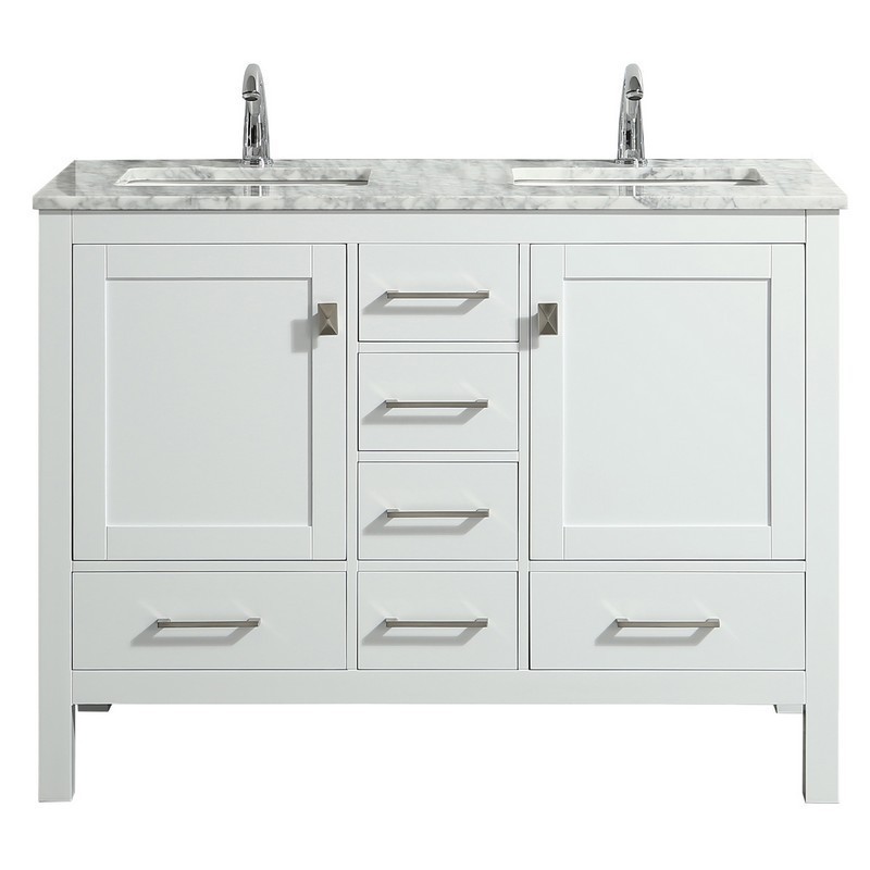 Eviva Tvn414 48x18wh Ds London 48 Inch, 18 Deep Vanity Cabinet