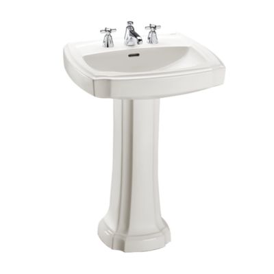 TOTO LPT972#11 GUINEVERE 24-3/8 X 19-7/8 INCH PEDESTAL LAVATORY WITH SINGLE HOLE