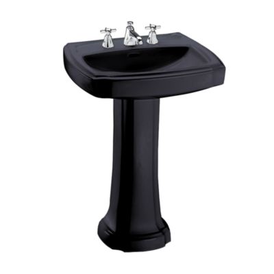 TOTO LPT972 GUINEVERE 24-3/8 X 19-7/8 INCH PEDESTAL LAVATORY WITH SINGLE HOLE