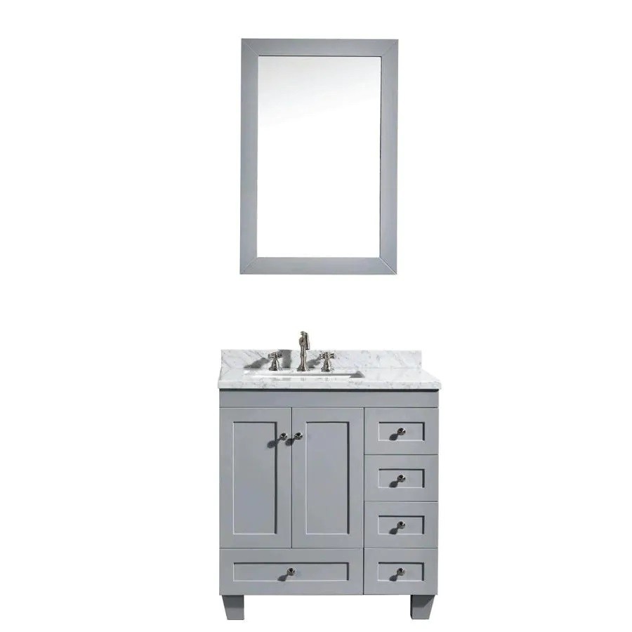 28 Inch Transitional Bathroom Vanity, 28 Inch Bathroom Vanity Cabinet