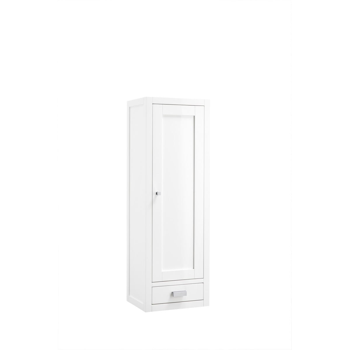 James Martin E444-H12-GW Addison 15 Inch Petitie Tower Hutch In Glossy White