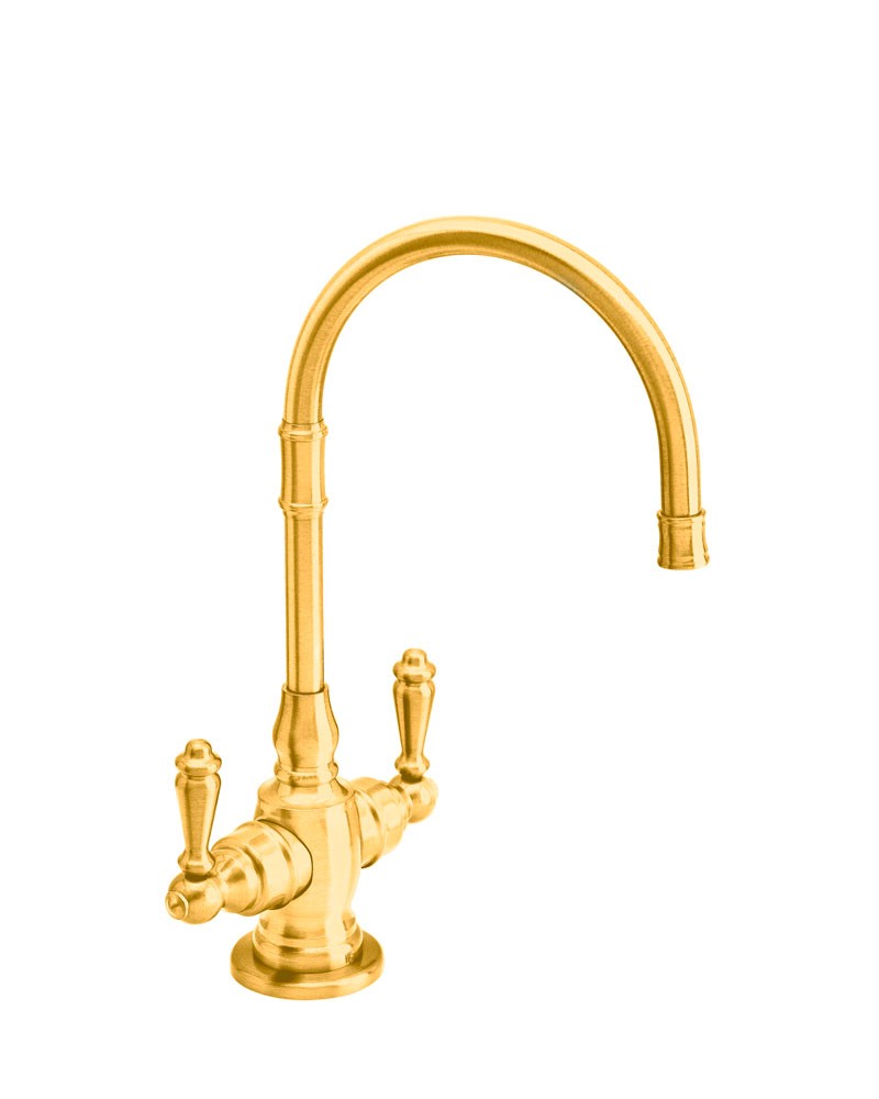WATERSTONE FAUCETS 1202HC-CLZ PEMBROKE HOT AND COLD FILTRATION FAUCET WITH LEVER  HANDLES, CLASSIC BRONZE