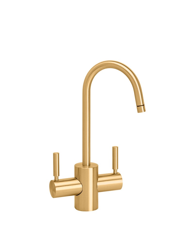 WATERSTONE FAUCETS 1400HC-CLZ PARCHE HOT AND COLD FILTRATION FAUCET WITH LEVER  HANDLES, CLASSIC BRONZE