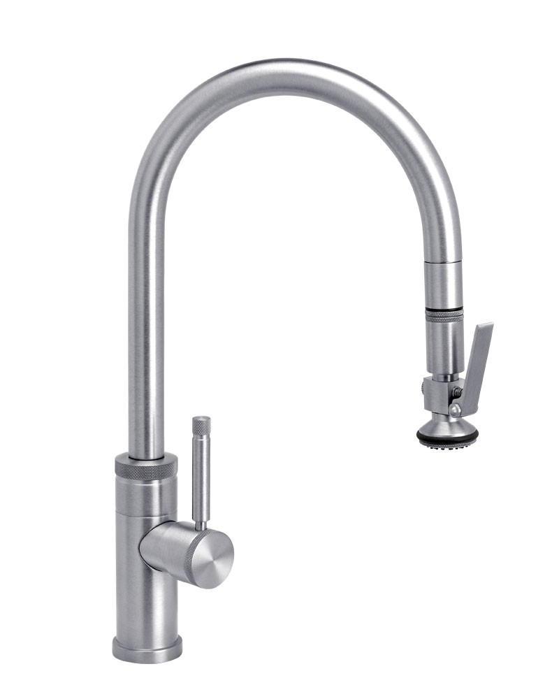 WATERSTONE FAUCETS 9800-TB INDUSTRIAL PLP PULL-DOWN FAUCET LEVER SPRAYER,  TUSCAN BRASS