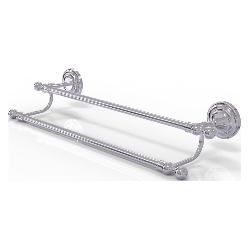 ALLIED BRASS QN-72/36-PC QUE NEW 39 INCH DOUBLE TOWEL BAR