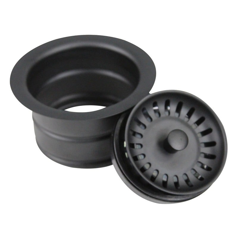 3.5 Matte Black Kitchen Sink Drain