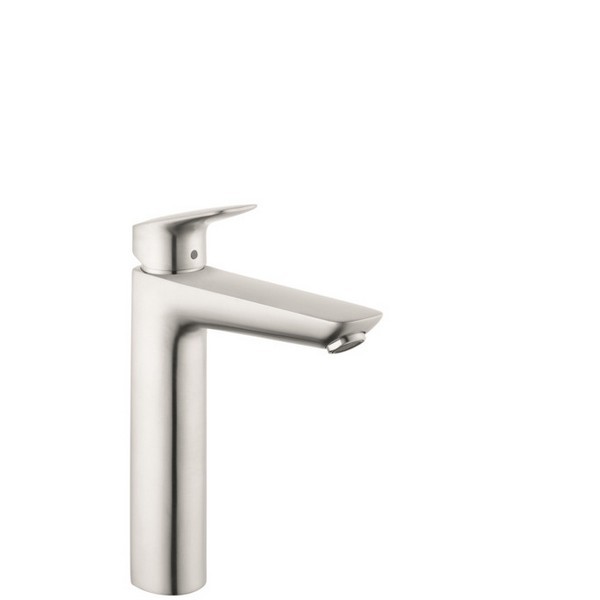Hansgrohe 71090821 Logis 1-Handle 10" Vessel Bathroom Faucet in Brushed Nickel 