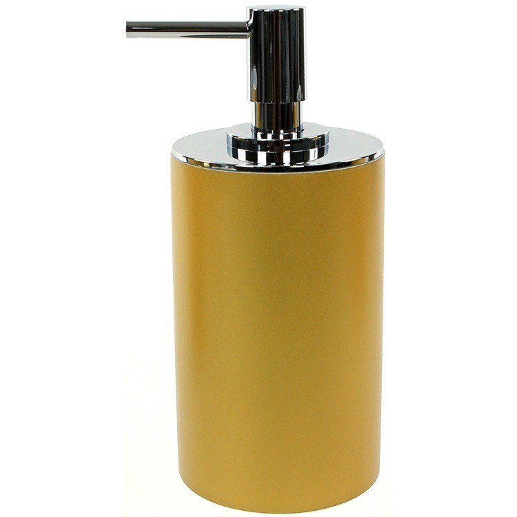 GEDY YU80-87 YUCCA FREE STANDING ROUND SOAP DISPENSER IN RESIN